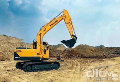 现代京城R150LC-9挖掘机获2014TOP50年度产品奖