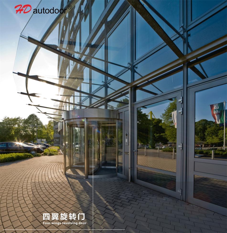 兩翼、三翼、四翼旋轉(zhuǎn)門：青島恒達自動門(圖5)